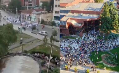 Autoritetet serbe pretendojnë se 70 mijë njerëz morën pjesë në protestat e thirrura nga partia e Vuçiqit, pamjet filmike tregojnë krejt ndryshe