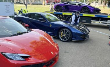 Ferrari, Lamborghini e Bentley – policia britanike sekuestron 72 super vetura luksoze me vlerë mbi 6 milionë funte