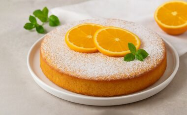 Tortë me portokall – Pa gluten, e butë dhe aromatike