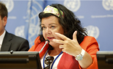 Emisarja Karen Pierce, bisedon me Kurtin për tensionet Kosovë-Serbi