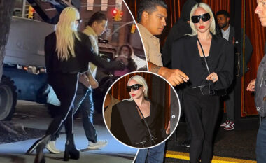 Lady Gaga duket elegante në një kostum të zi, ndërsa shijon një shëtitje në qytetin e saj të lindjes – New York