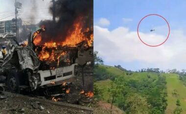 Ferr në rrugët e Kolumbisë – kartelet e drogës rrëzojnë një helikopter, të paktën 18 të vdekur