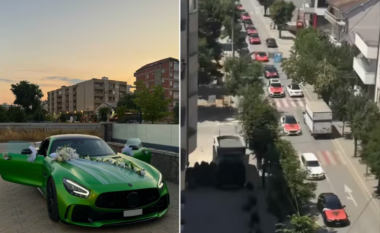 Dasma në Lipjan me vetura luksoze me targa të Zvicrës dhe flamurin kuq e zi, bie në sy në mediat zvicerane