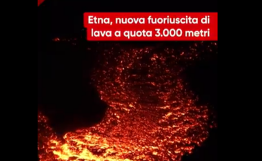 Vullkani Etna shpërthen sërish