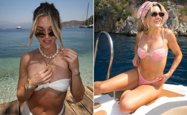 Ashley Roberts mahnit me format trupore në moshën 43 vjeçare, shfaq linjat mahnitëse gjatë pushimeve në Turqi