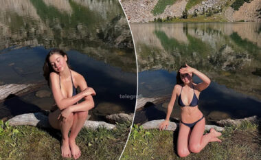 Vajza e Catherine Zeta-Jones, Cyrus shfaq figurën e saj të jashtëzakonshme me bikini gjatë pushimeve në Wyoming