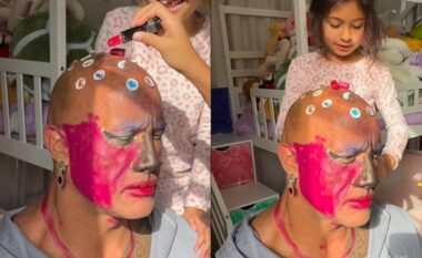 Dwayne ‘The Rock’ Johnson i lejon vajzat e tij ta transformojnë me grim qesharak