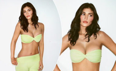 Kylie Jenner shkëlqen me pamjen e saj provokuese në linjën e re të veshjeve Khy