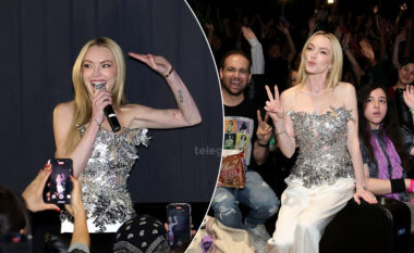 Lindsay Lohan mahnit fansat me paraqitje surprizë në “Freakier Friday” në NYC