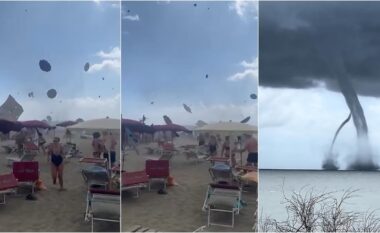 Pushimet kthehen në tmerr – panik dhe kaos në një plazh në Maccarese, në bregun verior të Romës, Itali