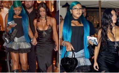Vajza e Kim Kardashian kritikohet për paraqitjen, teksa shihen në Romë