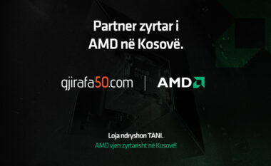 Gjirafa50, partner zyrtar i AMD-së në Kosovë – Tani e tutje, fuqia e vërtetë e performancës është më afër se kurrë! 